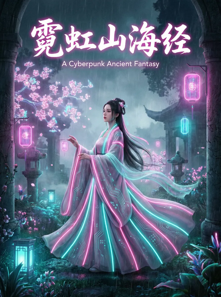 诺克萨斯之手 古风奇缘短剧 - 霓虹山海经海报